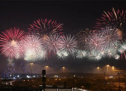 和田县焰火晚会